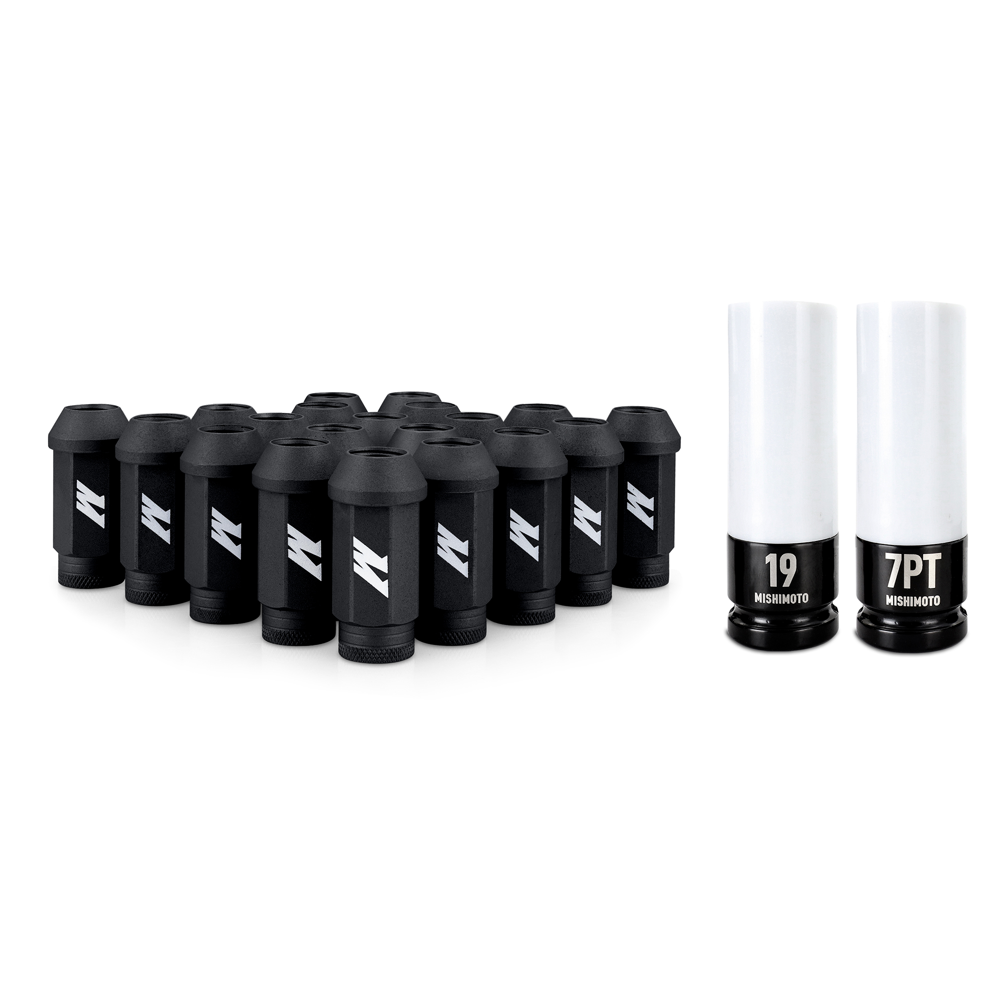 Mishimoto — Mishimoto Steel Locking Lug Nuts M14x1.5 20pc Set Black
Wheel Lug Nut Set - view 10